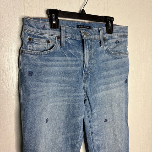 Lucky Brand Sienna Mid Rise Slim Boyfriend Jean In Wisteria CT Wash Size 2/26 - Picture 3 of 14